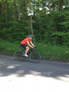 Setting off on the ascent of Hexton