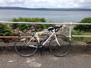 My trusty hire bike from Billy Bilsland cycles in Glasgow http://www.billybilslandcycles.co.uk got me around Arran safe and sound