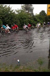 We really did ride through rivers - Prudential Ride 100 2014