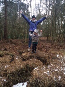 Savannah loves to spend the weekend running around Rushmere Country Park (and so do I)