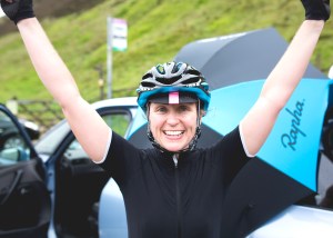 So happy to reach checkpoint 3, the summit of Mam Tor Photo credit: Paul Williams www.williams-photo.co.uk 