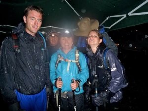 We took a hammering from the wind and rain on Scafell Pike