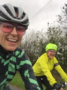 We forced ourselves out in 40mph wind and rain, it was a memorable and enjoyable ride